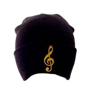 Treble Clef Winter Hat