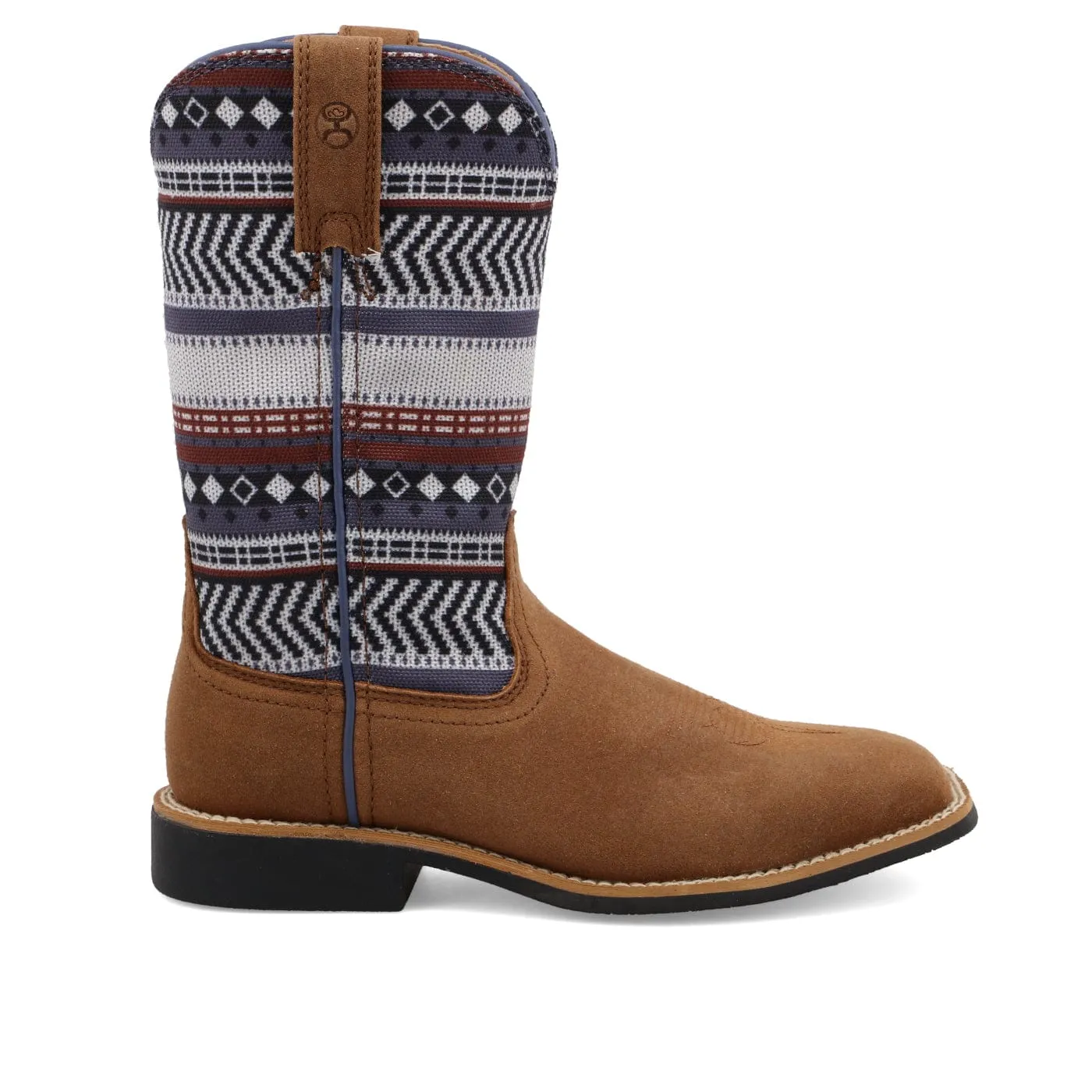 Twisted X Kids Lion Brown & Ash Grey Hooey Western Boot YHY0012