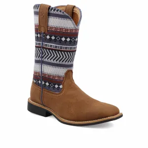 Twisted X Kids Lion Brown & Ash Grey Hooey Western Boot YHY0012