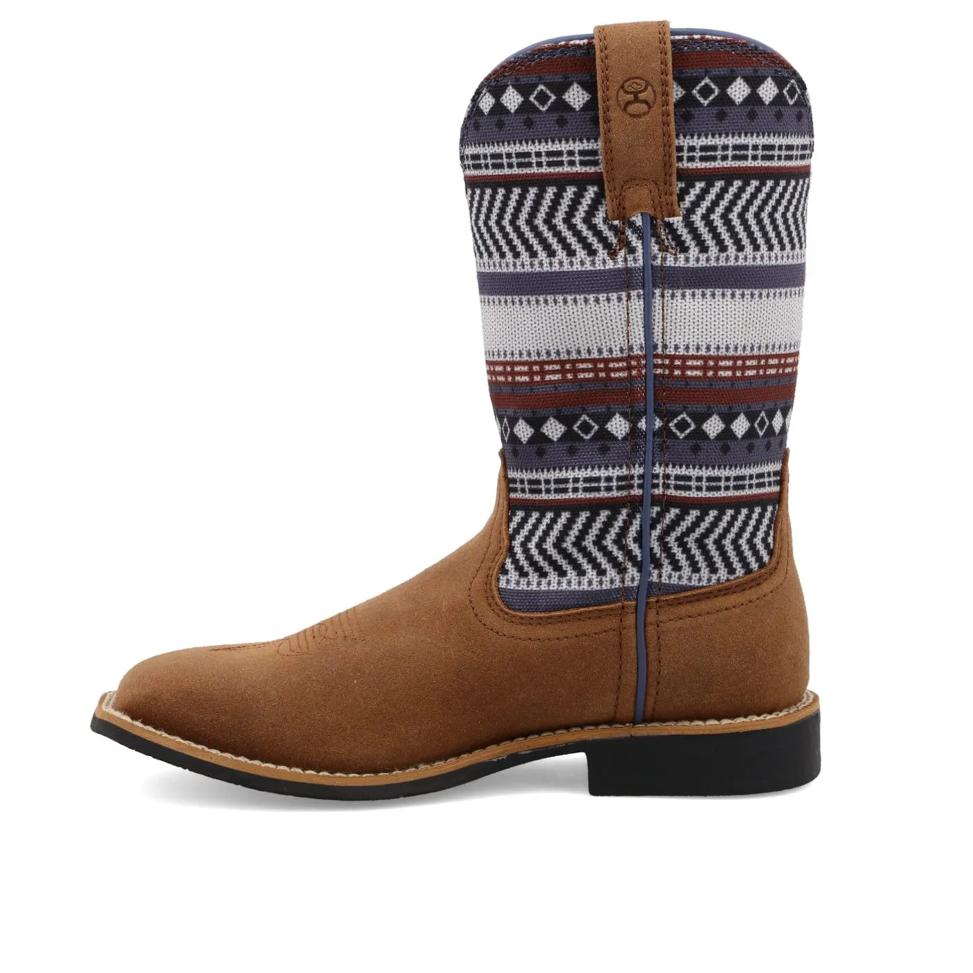 Twisted X Kids Lion Brown & Ash Grey Hooey Western Boot YHY0012