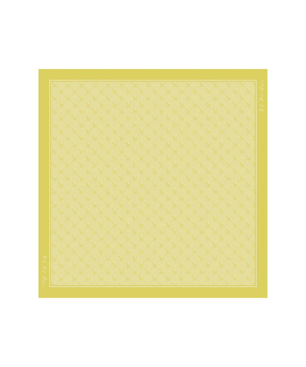 US POLO-WOMEN HAMTON FOULARD 90X90 IN YELLOW