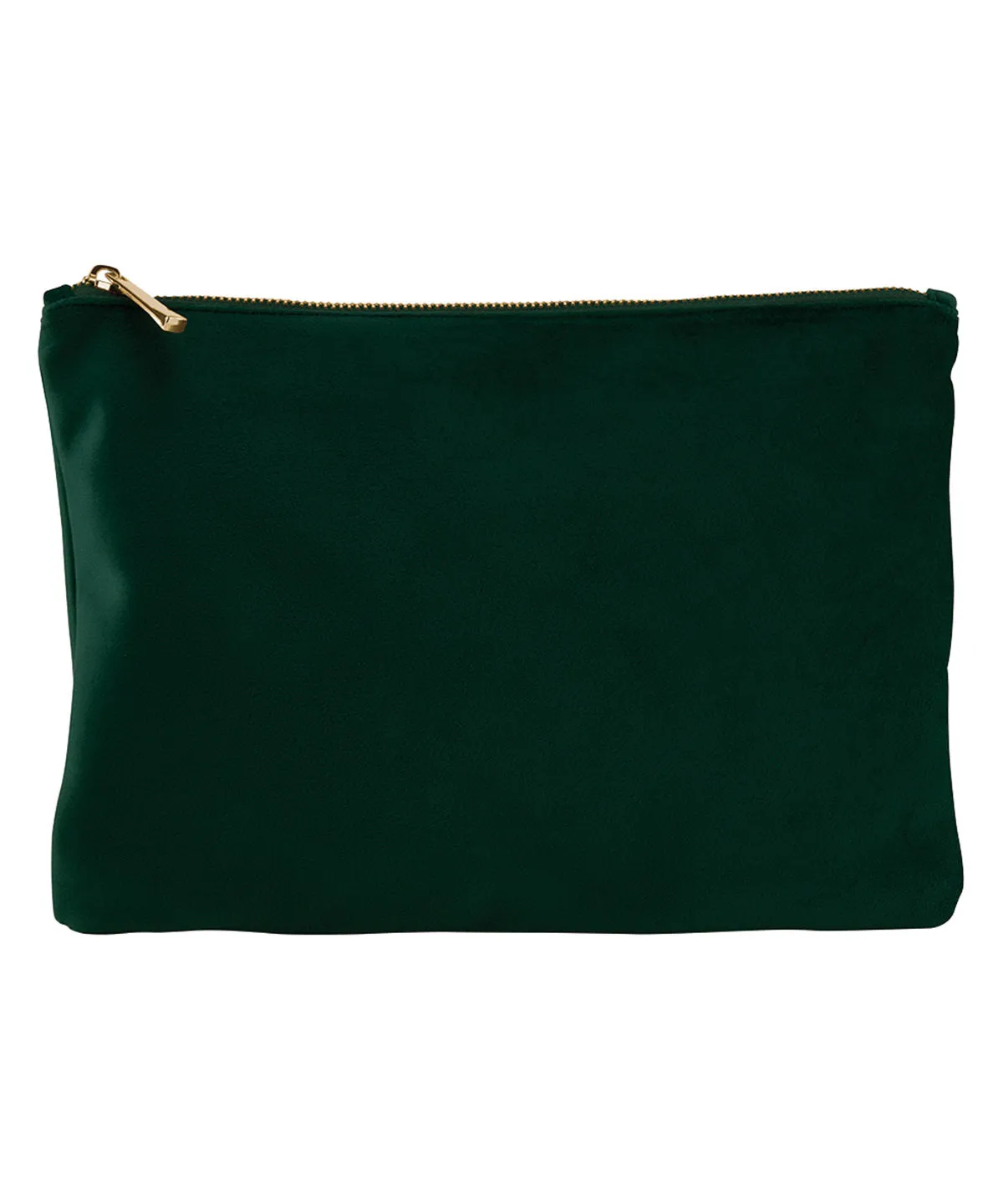 Velvet accessory pouch | Dark Emerald