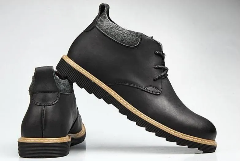 West Louis Classic Vintage Desert Genuine Leather Boots