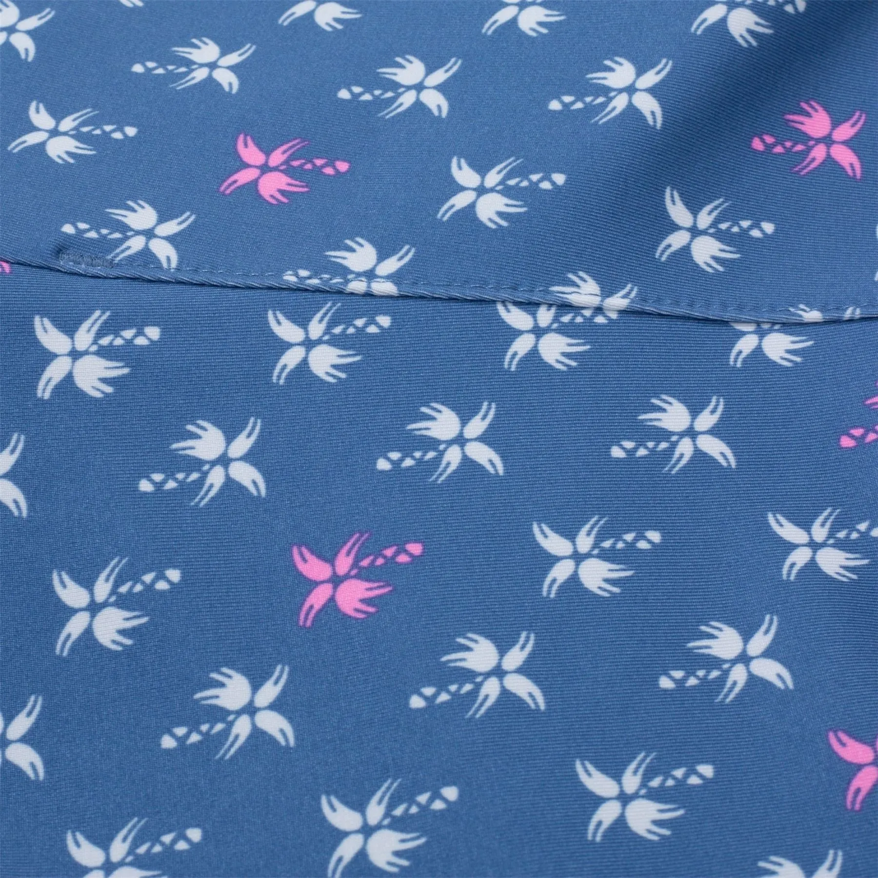 Womens Printed Elite Wicking Jersey Skort 15" French Blue Palms - 2021